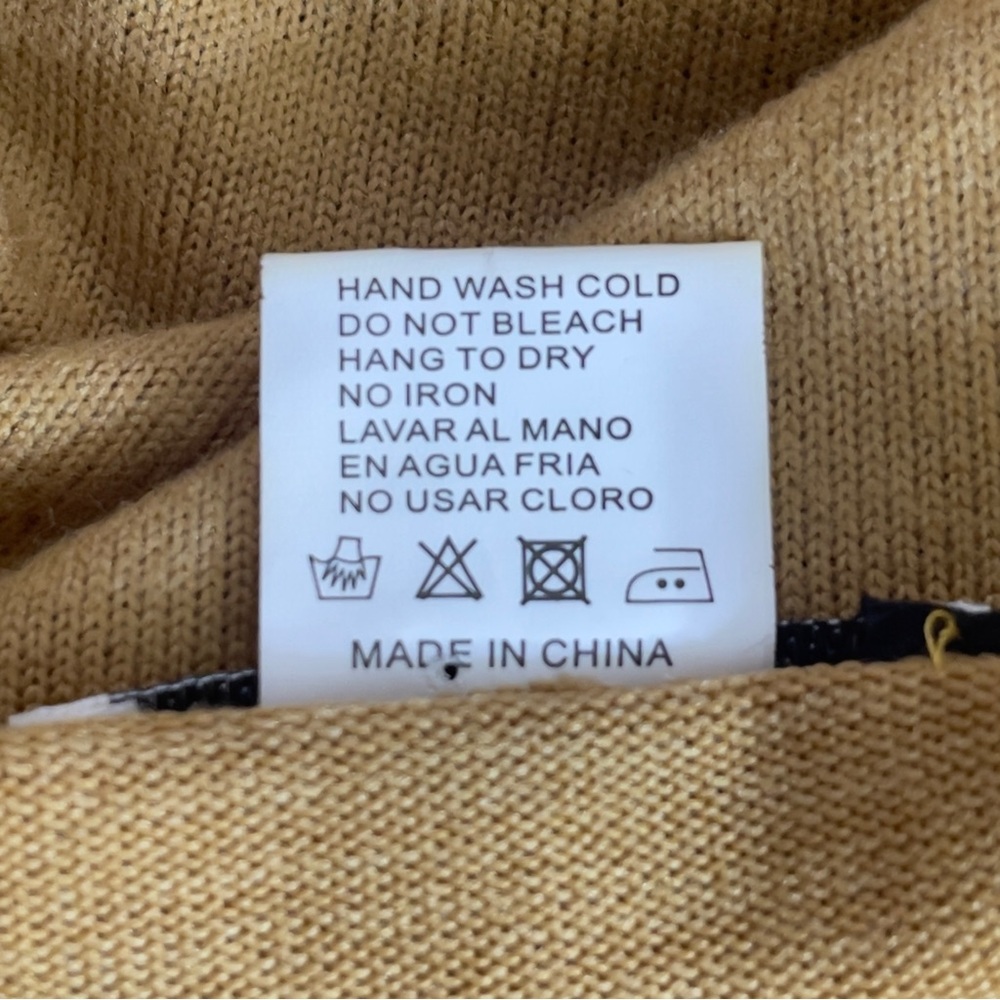 Beyond This Plane Handkerchief Hem Gold Tunic Medium - Picture 5 of 5